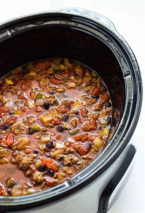 chili recipe with beans crock pot